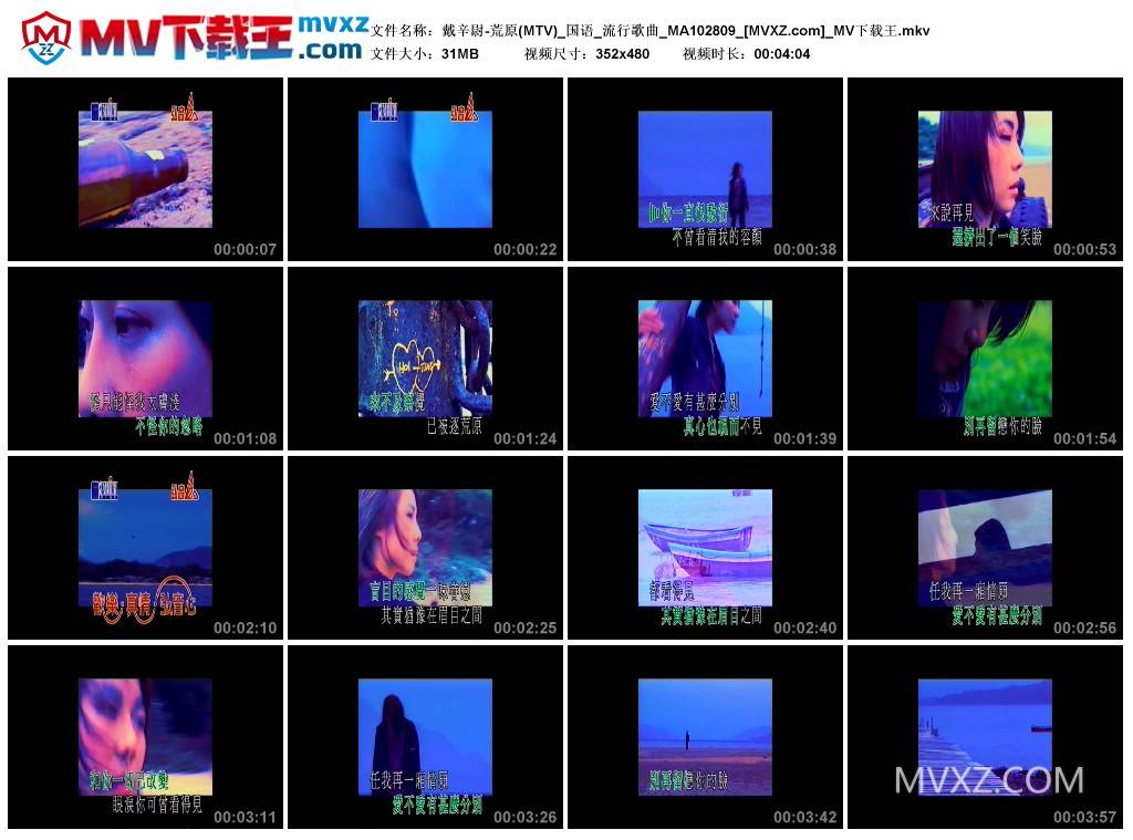 戴辛尉-荒原(MTV)_国语_流行歌曲_MA102809